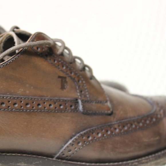 Tod's Lace-Ups in Leather - Brown - Picture 4 of 4